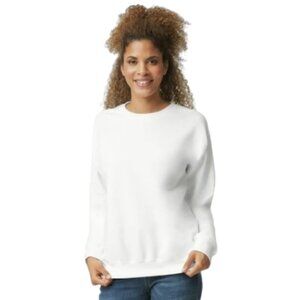 Hanes Premium EcoSmart Women's Sweatshirt White SZ XX Large